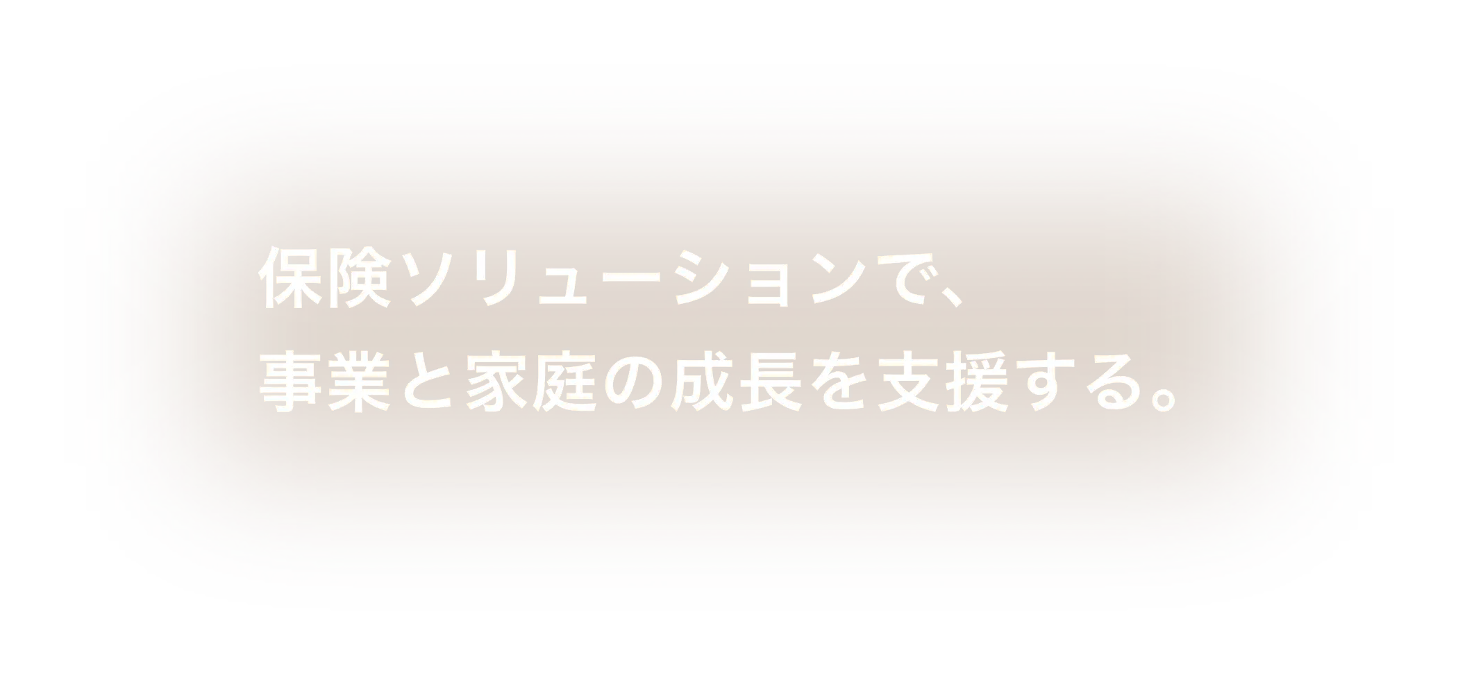  保険ソリューションで、事業と家庭の成長を支援する。